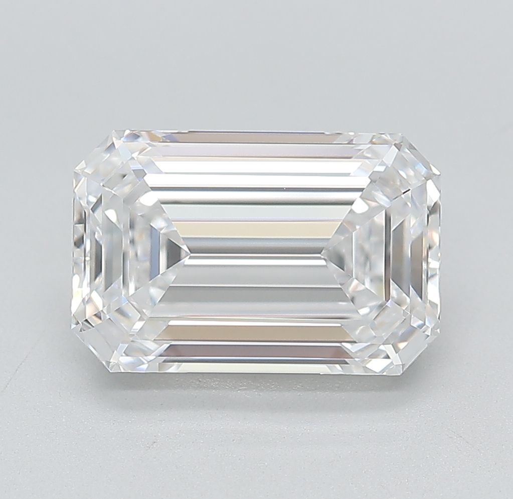 3.58 Carat F-VS2 Emerald Lab Diamond
