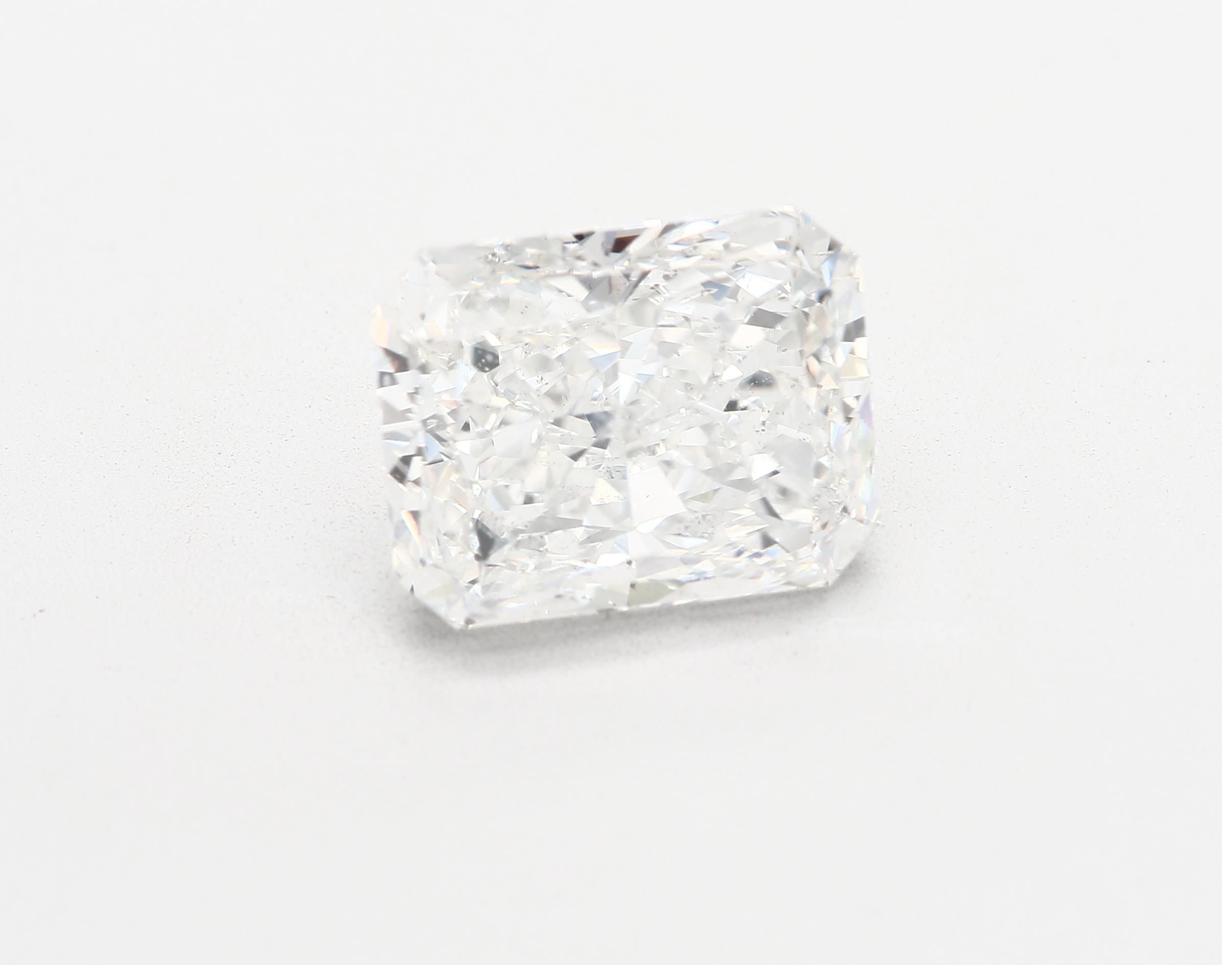 5.04 Carat H-SI2 Radiant Cut Diamond