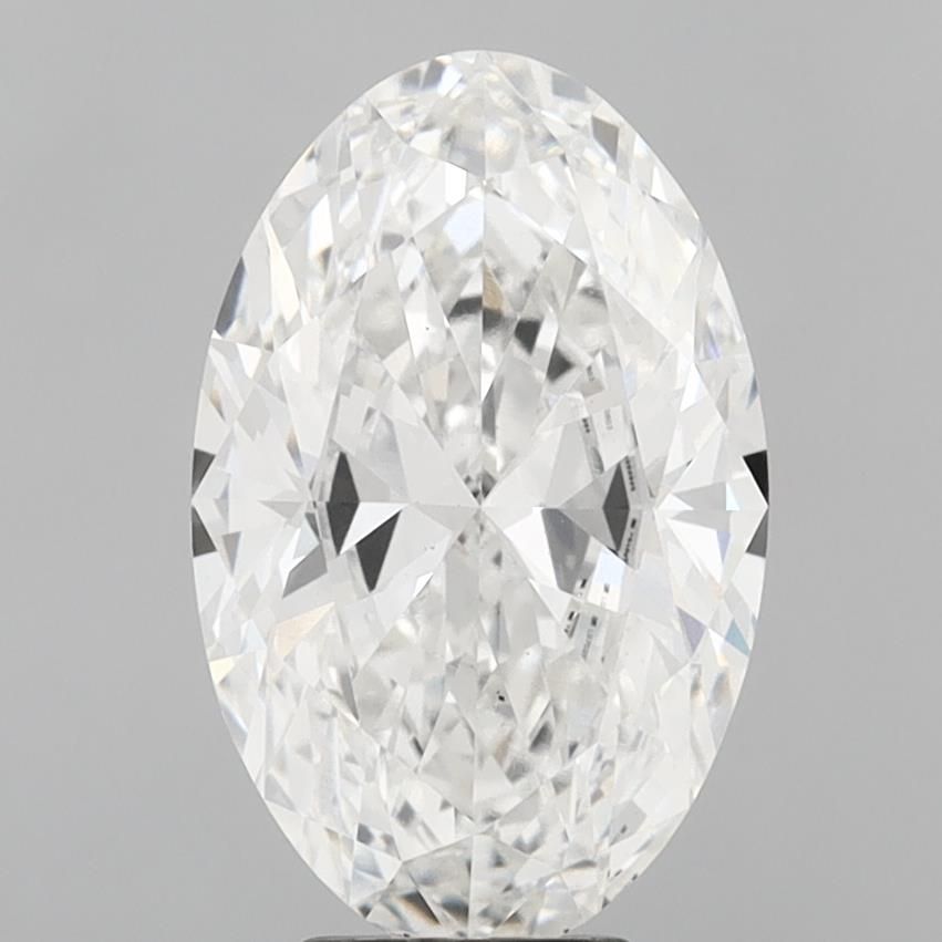 5 Carat E-VS2 Oval Lab Diamond