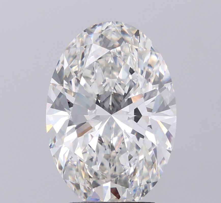 5.05 Carat G-VVS2 Oval Lab Diamond