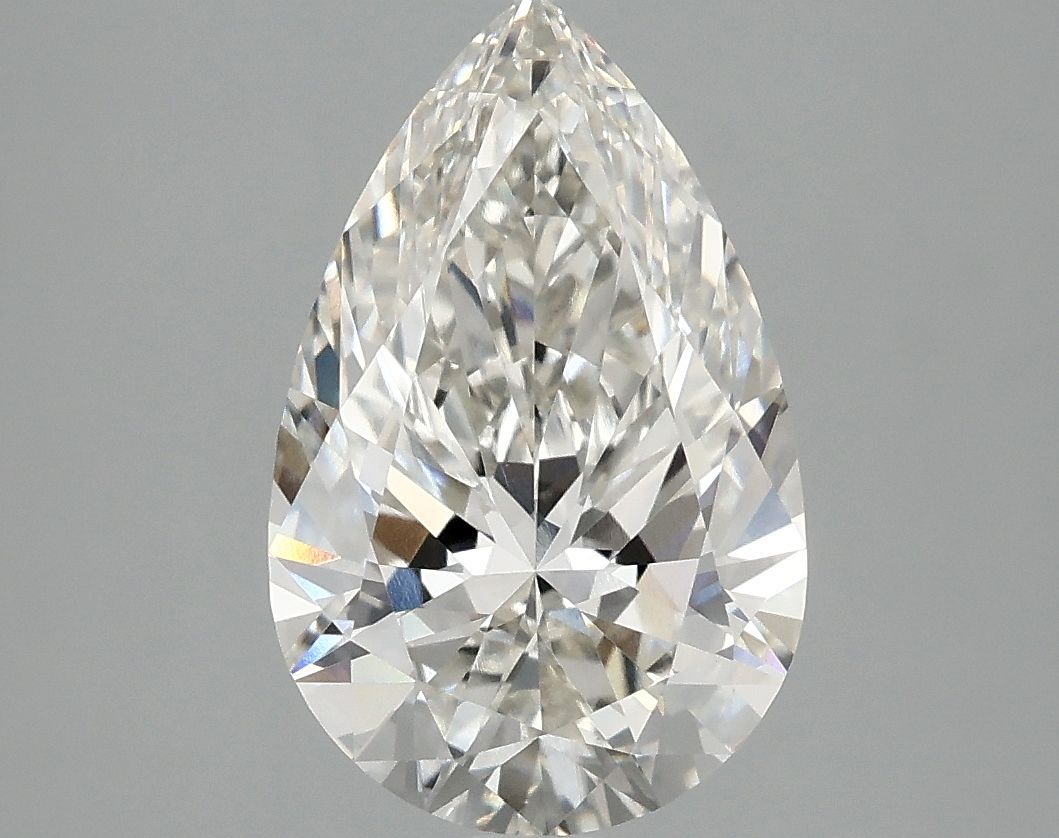 2.33 Carat H-VVS2 Pear Lab Diamond