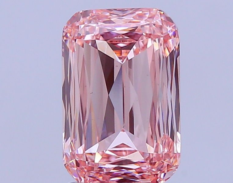 3.04 Carat Cushion Cut Fancy Pink