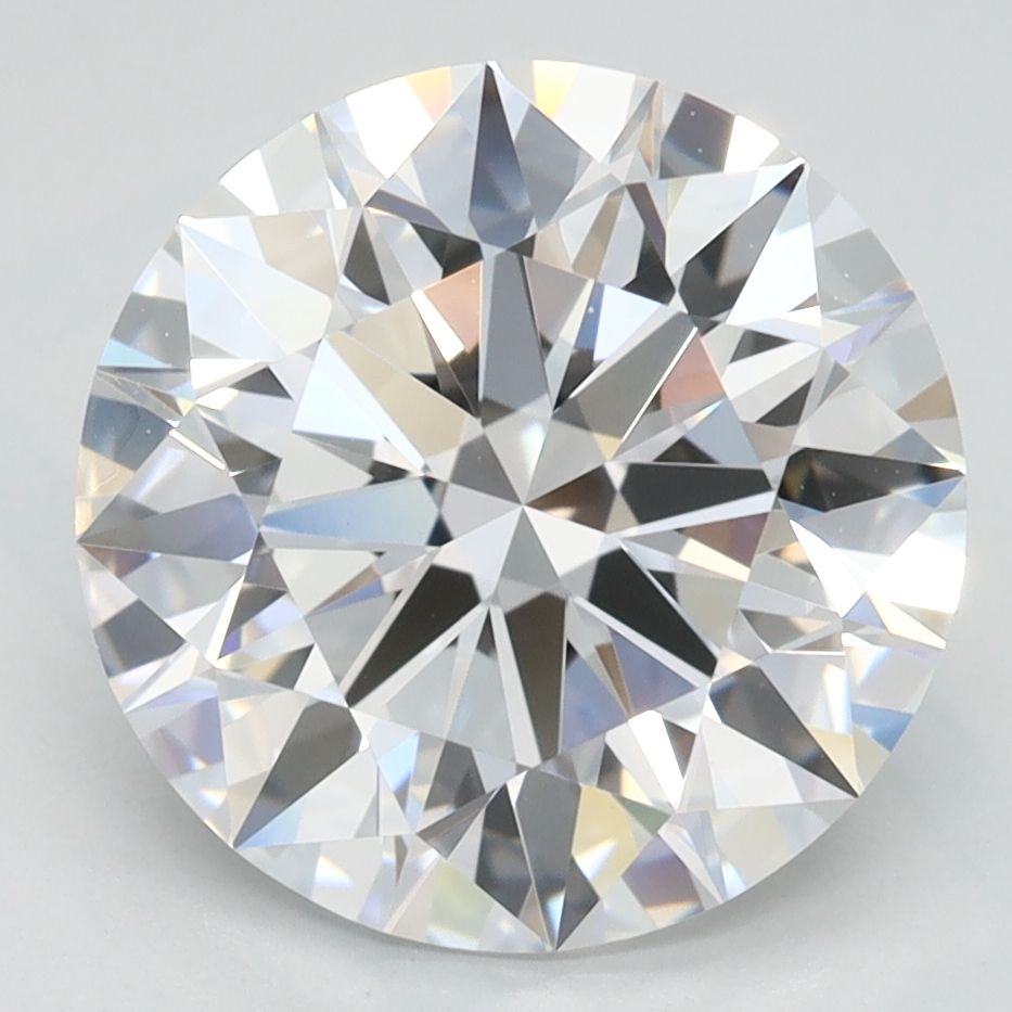 3.46 Carat D-IF Round Lab Diamond