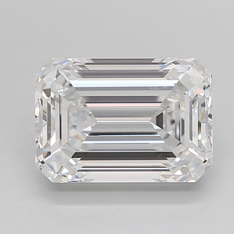3.05 Carat D-VVS1 Emerald Lab Diamond