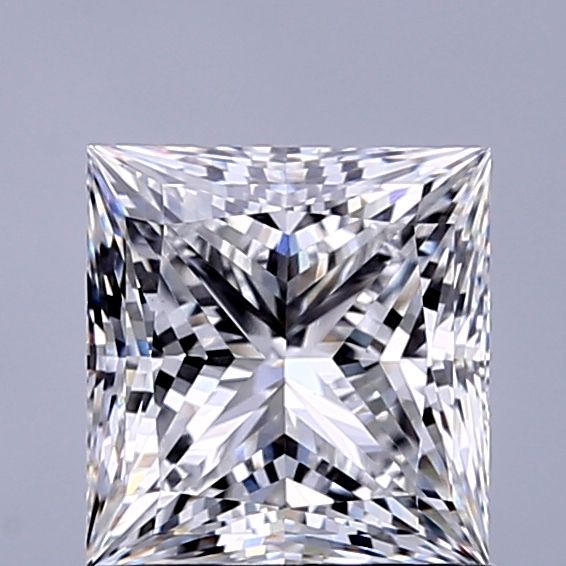 1.28 Carat D-VVS2 Princess Lab Diamond