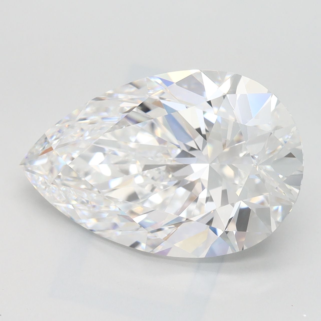 4.41 Carat D-VVS1 Pear Lab Diamond