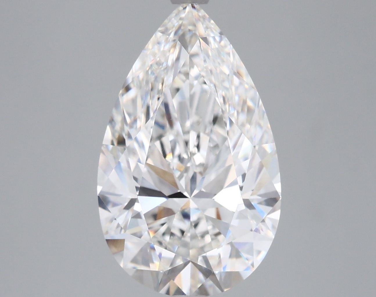 5.04 Carat G-VVS1 Pear Lab Diamond
