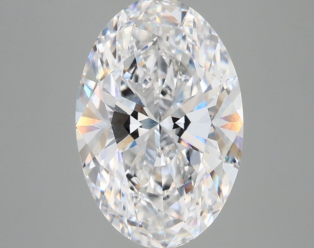 3.79 Carat D-VVS2 Oval Lab Diamond