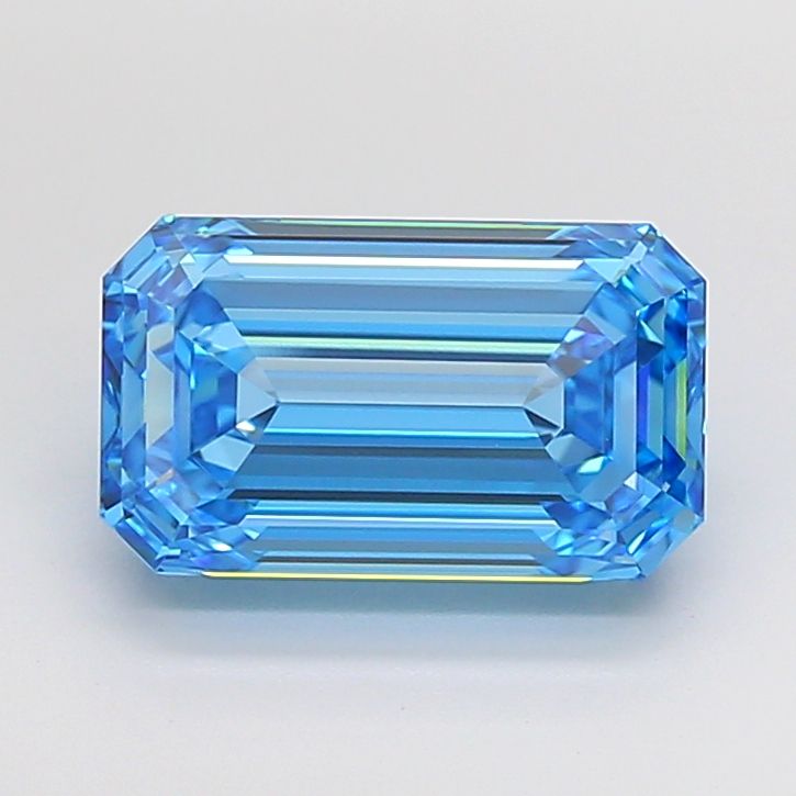 5.03 Carat Emerald Cut Fancy Blue