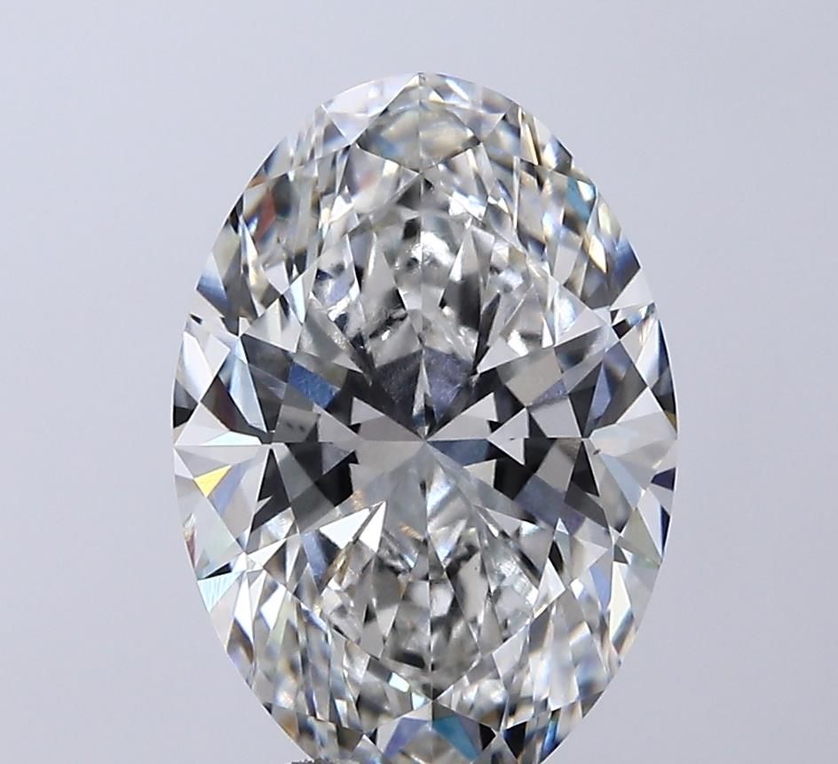 3.55 Carat F-VVS2 Oval Lab Diamond