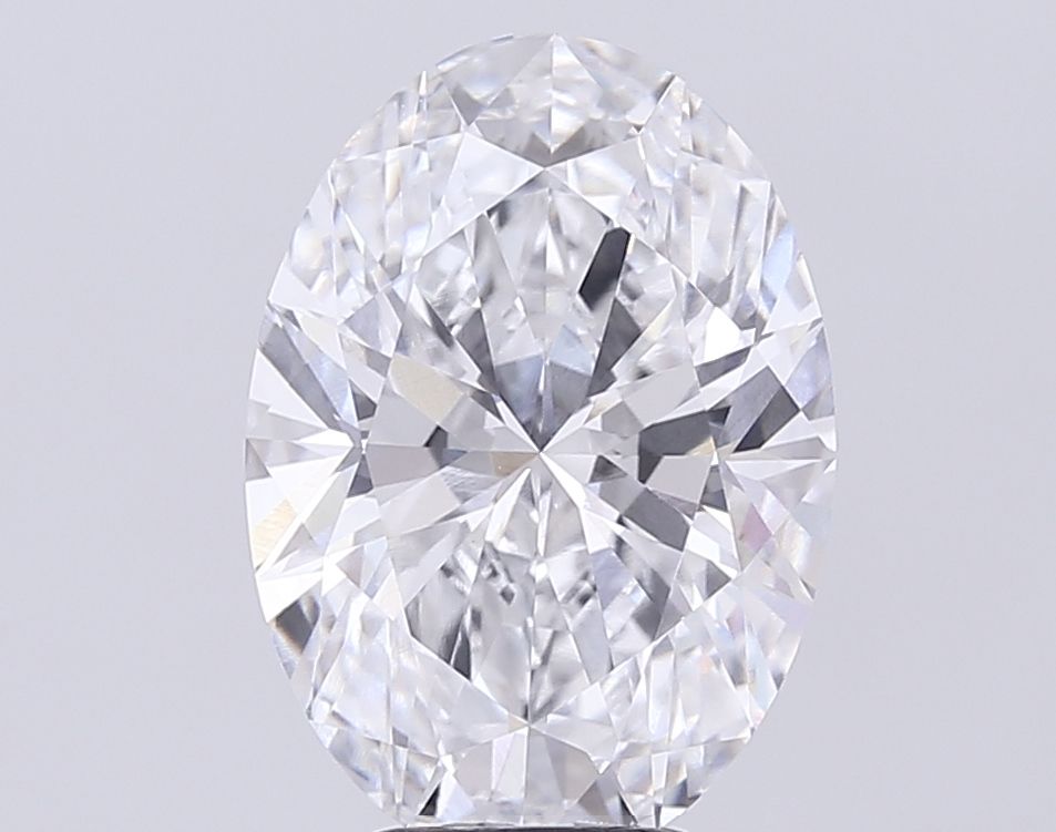 5.19 Carat D-VVS2 Oval Lab Diamond