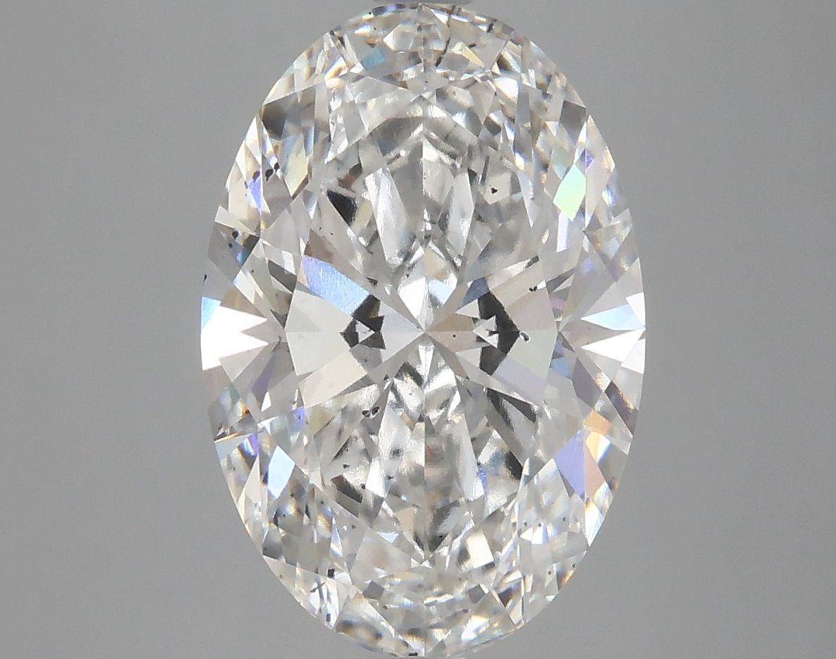 4.59 Carat F-SI1 Oval Lab Diamond