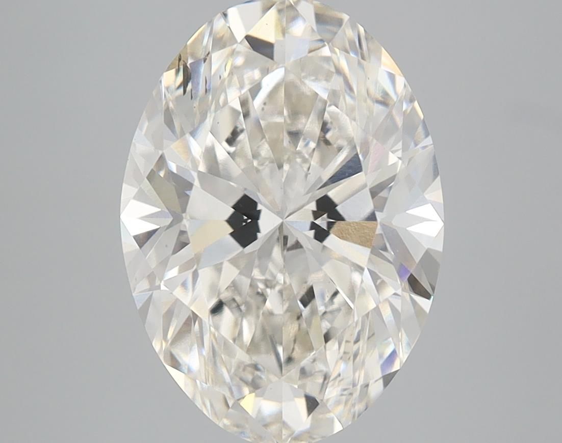 4.03 Carat H-SI1 Oval Lab Diamond