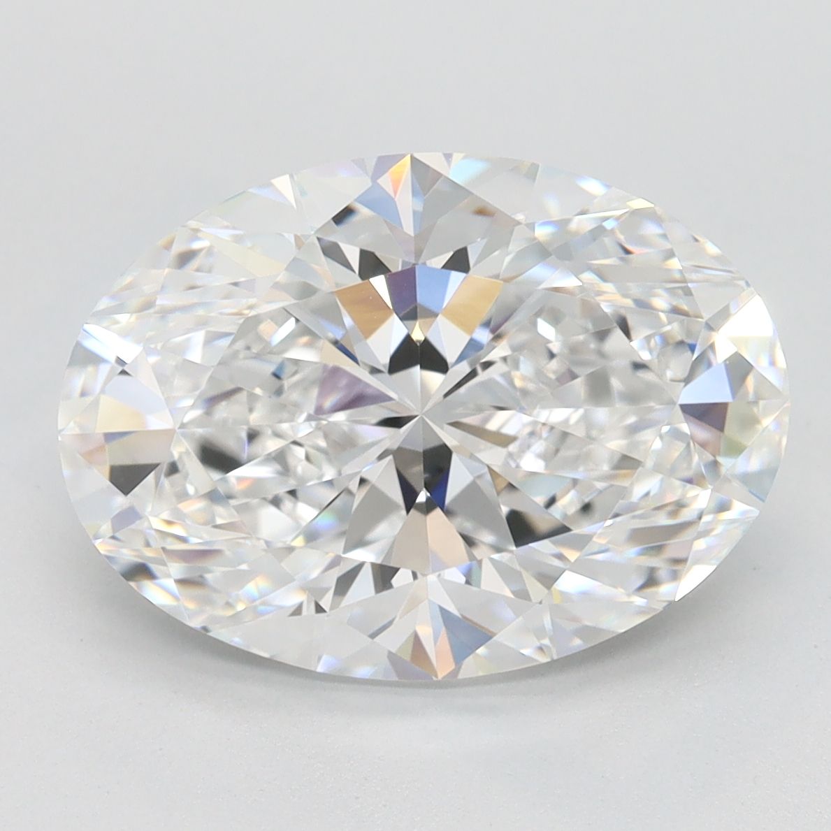 4.25 Carat D-IF Oval Lab Diamond