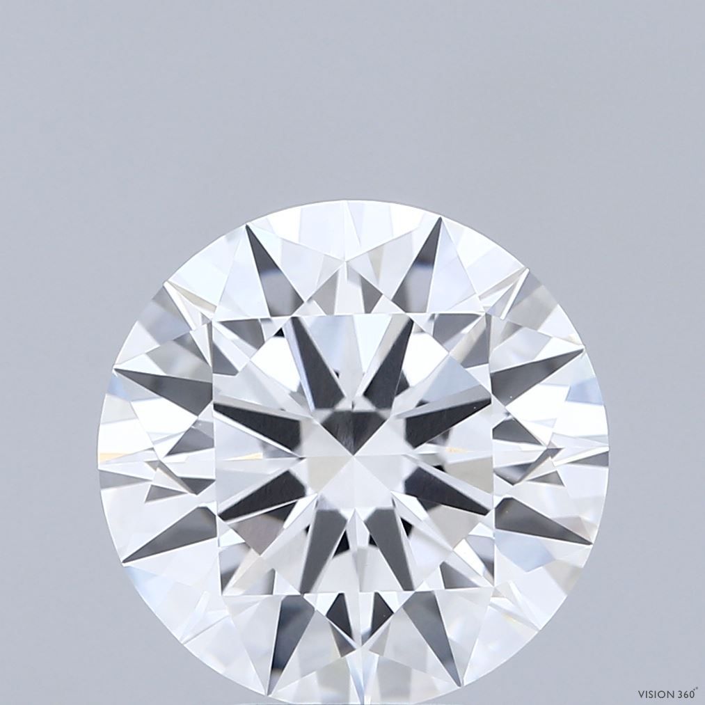 5.05 Carat D-VVS2 Round Lab Diamond