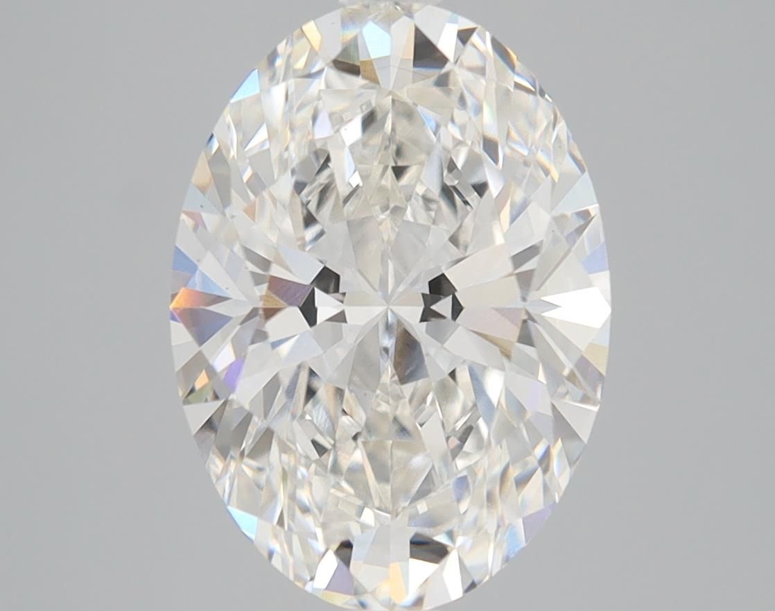3.70 Carat G-VS1 Oval Lab Diamond