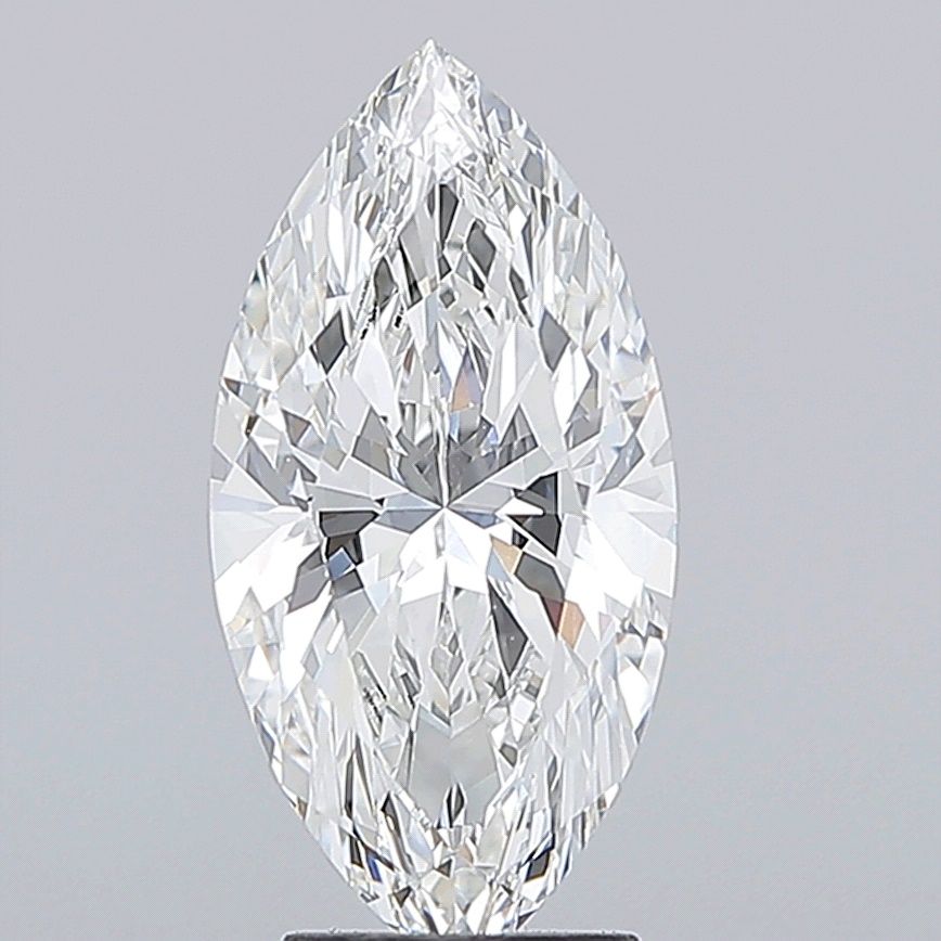 3.46 Carat F-VVS2 Marquise Lab Diamond