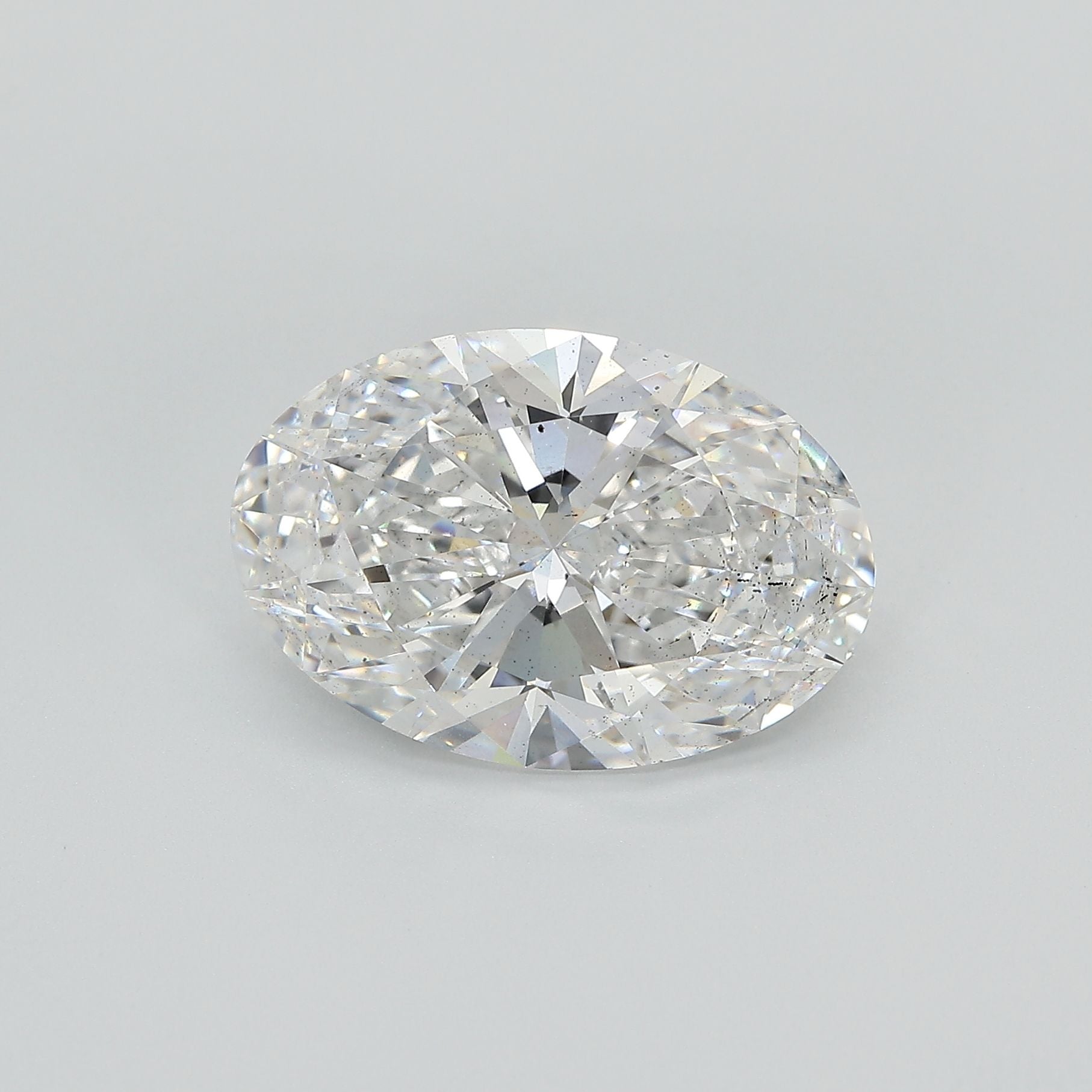 6.33 Carat E-SI1 Oval Lab Diamond