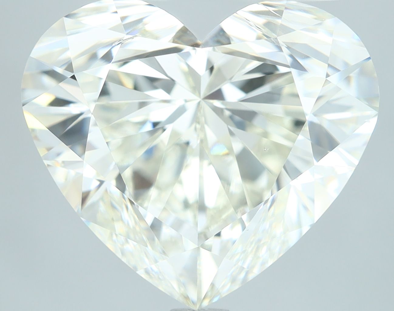 5.06 Carat I-SI1 Heart Cut Diamond