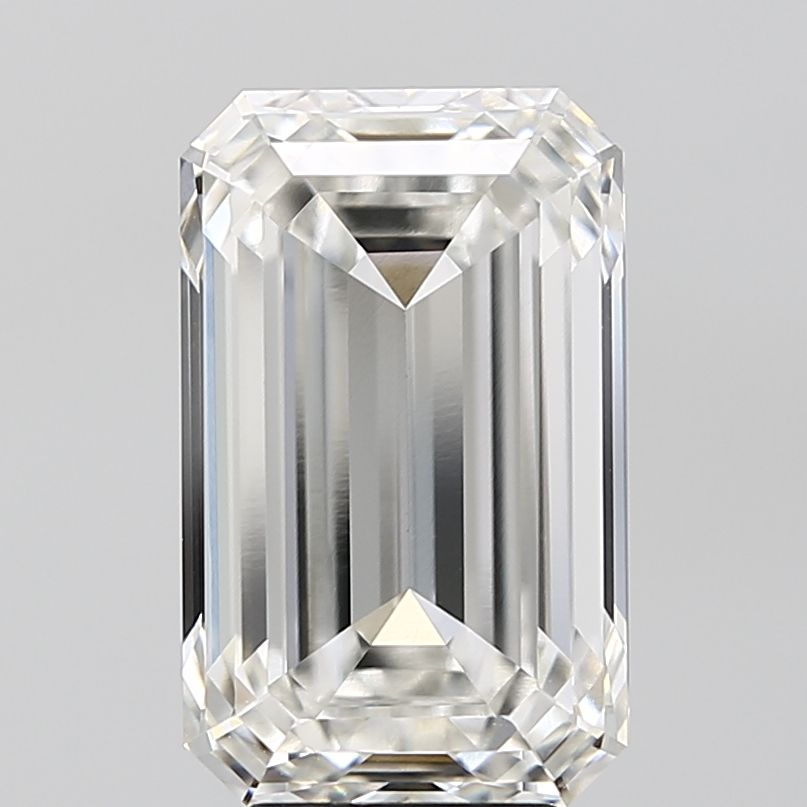 6.04 Carat G-VVS1 Emerald Lab Diamond
