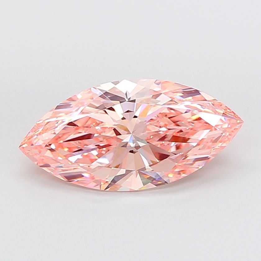 8.02 Carat Pink VS1 Marquise Lab Diamond