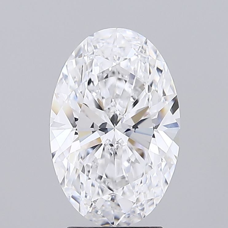 2.53 Carat D-VVS2 Oval Lab Diamond