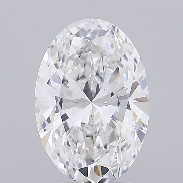 2.86 Carat F-VVS2 Oval Lab Diamond