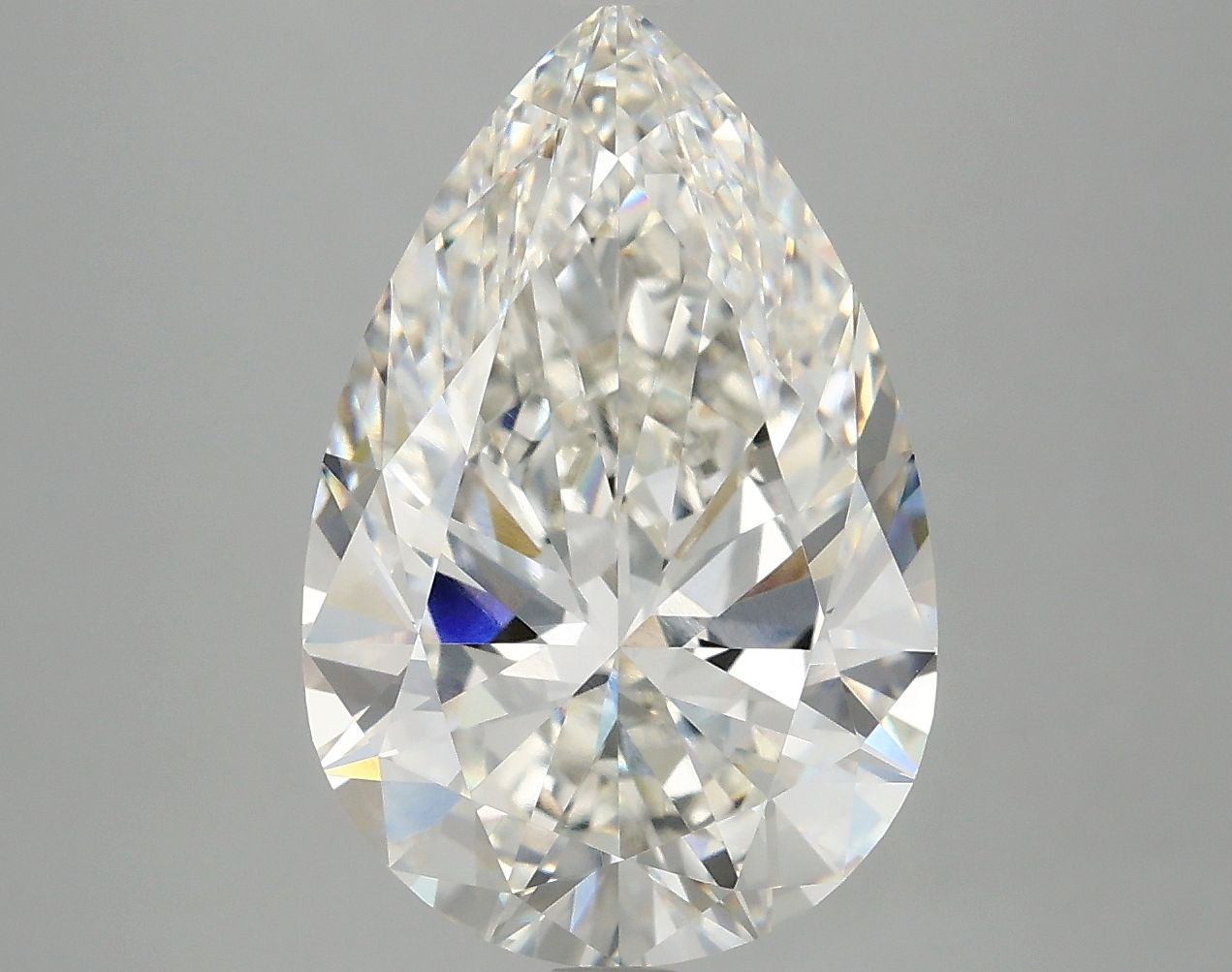 5.05 Carat G-VVS2 Pear Lab Diamond
