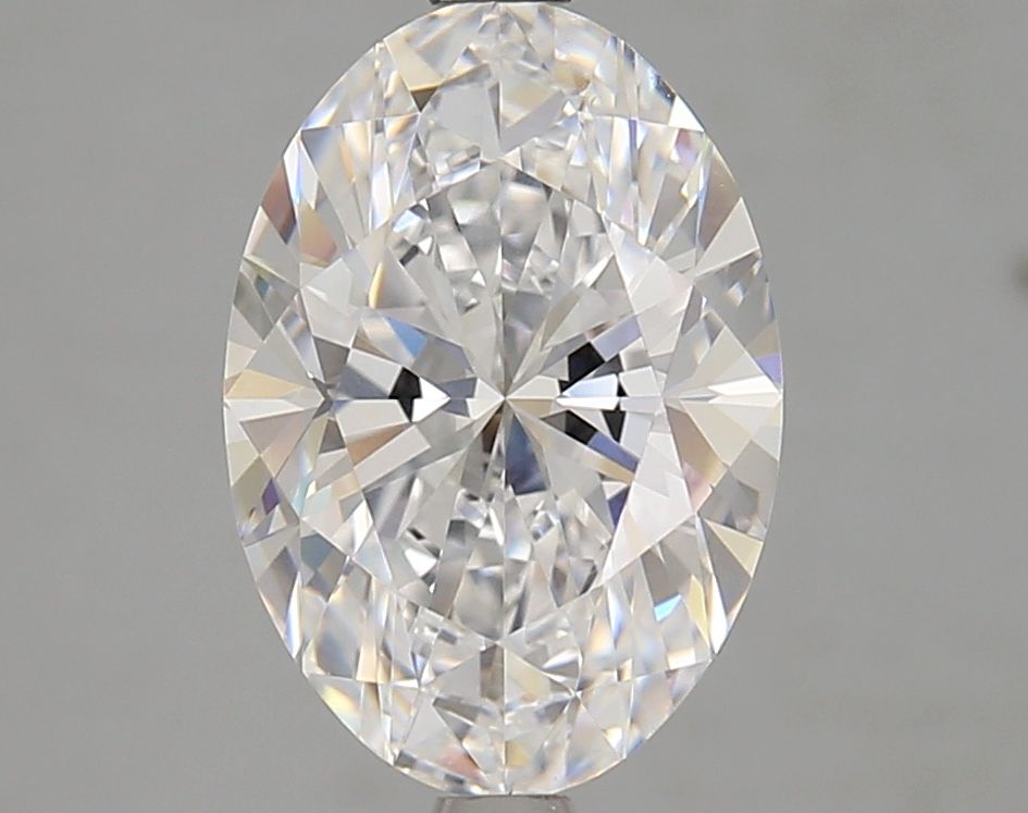 3.35 Carat D-VVS2 Oval Lab Diamond