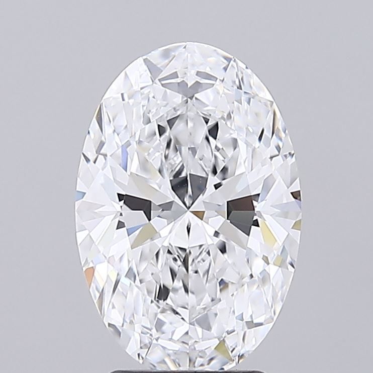 3.38 Carat D-IF Oval Lab Diamond