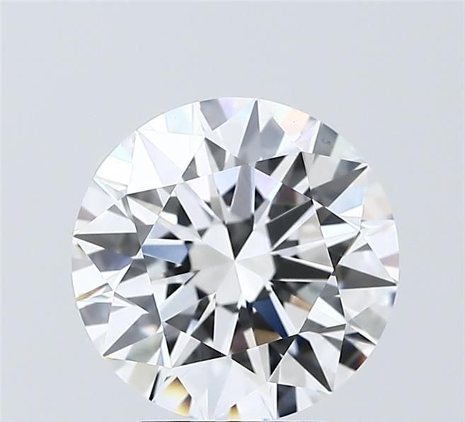 3.02 Carat D-VVS2 Round Lab Diamond