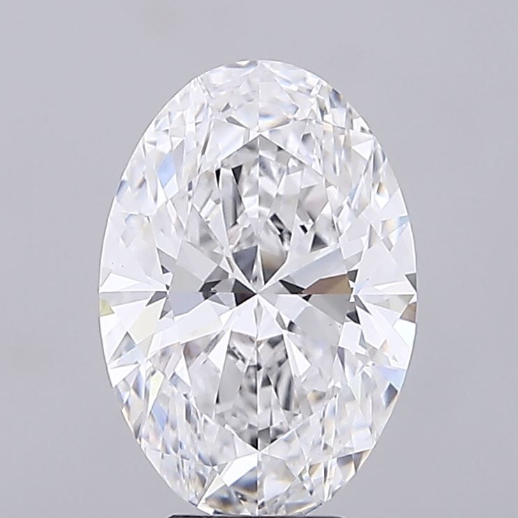 5.57 Carat E-VVS2 Oval Lab Diamond