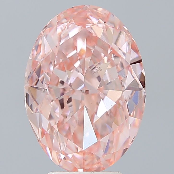 5.03 Carat Oval Cut Fancy Pink