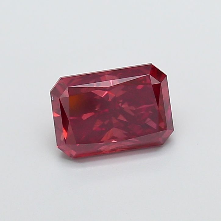2.01 Carat Radiant Cut Fancy Red