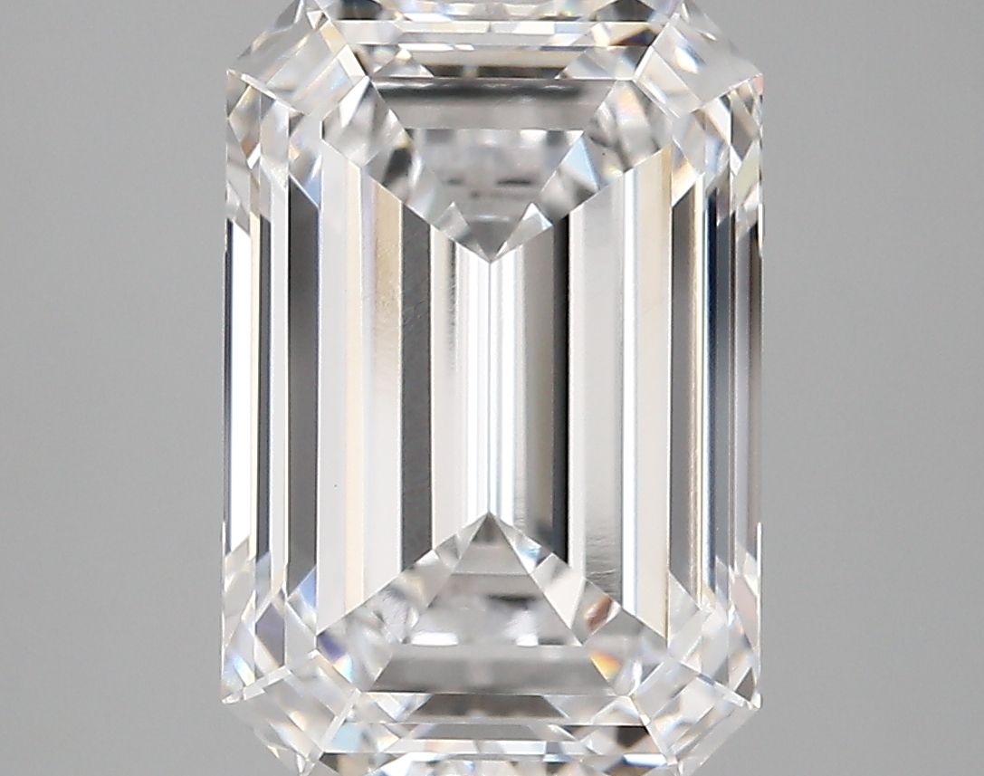 5.64 Carat D-VVS1 Emerald Lab Diamond