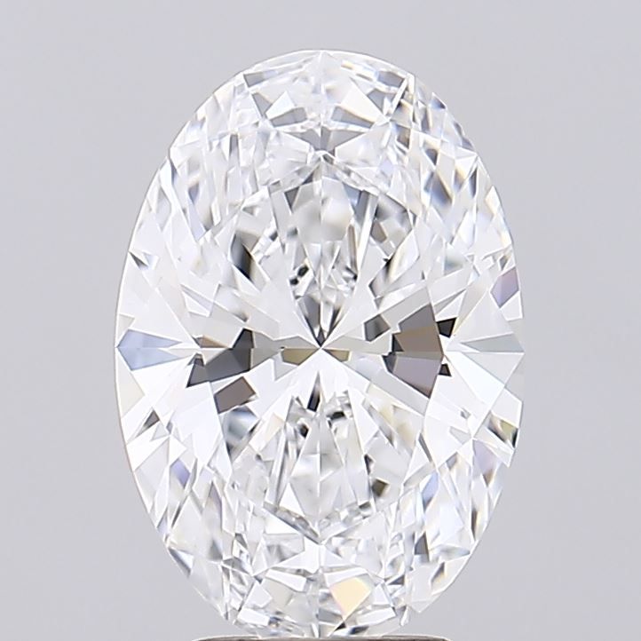 3.91 Carat D-IF Oval Lab Diamond