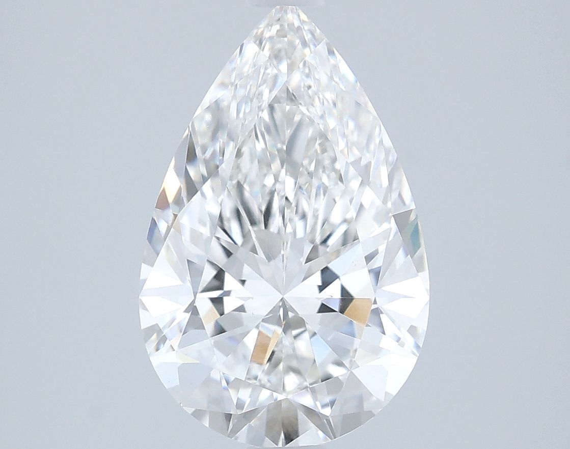 2.56 Carat F-VS1 Pear Lab Diamond