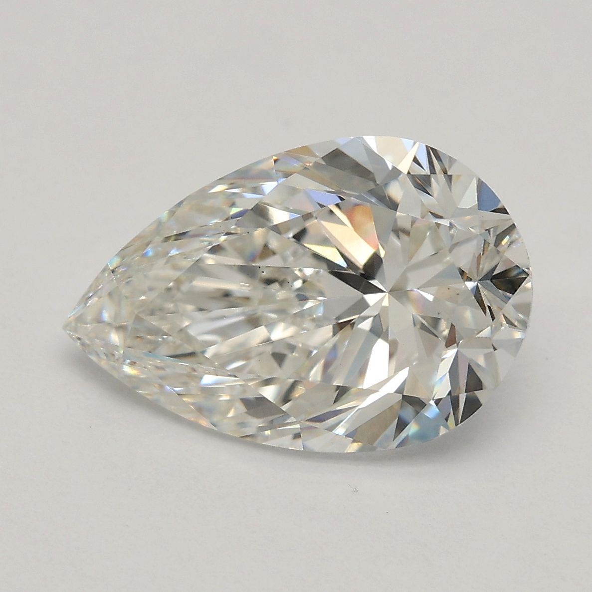 2.62 Carat G-VS2 Pear Lab Diamond