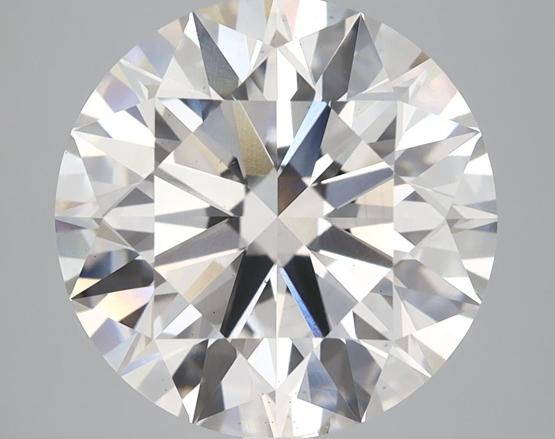 6.80 Carat H-VS2 Round Lab Diamond