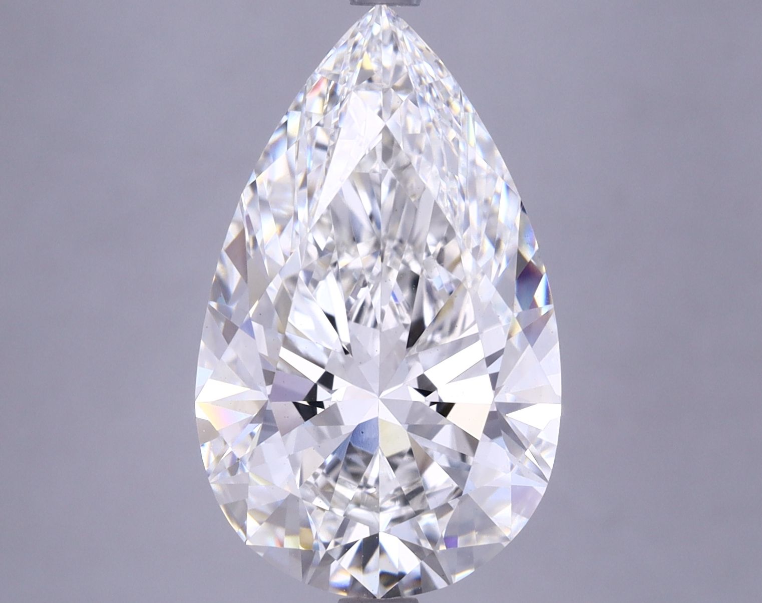 5.72 Carat G-VS1 Pear Lab Diamond