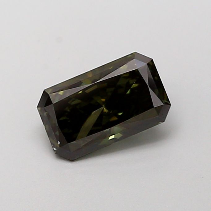 1.07 Carat Radiant Cut Fancy Green