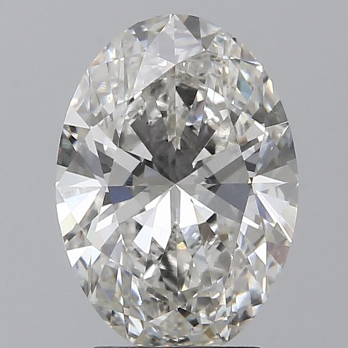 3.26 Carat H-VS1 Oval Lab Diamond