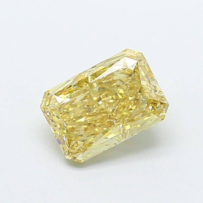 1.52 Carat Radiant Cut Fancy Yellow