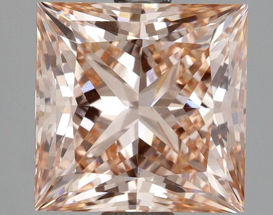 2.81 Carat Princess Cut Fancy Pink