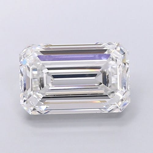 5.14 Carat F-VVS2 Emerald Lab Diamond