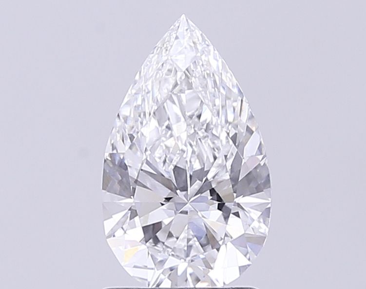 3.05 Carat F-VVS2 Pear Lab Diamond