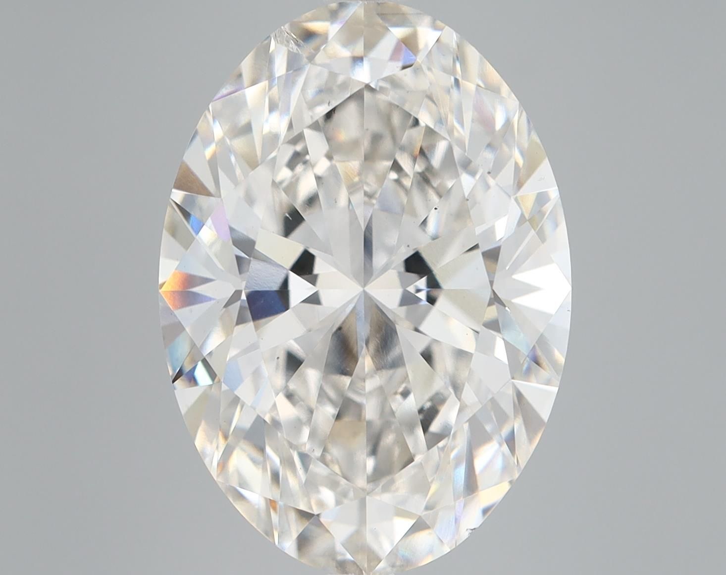 8.08 Carat H-VS2 Oval Lab Diamond