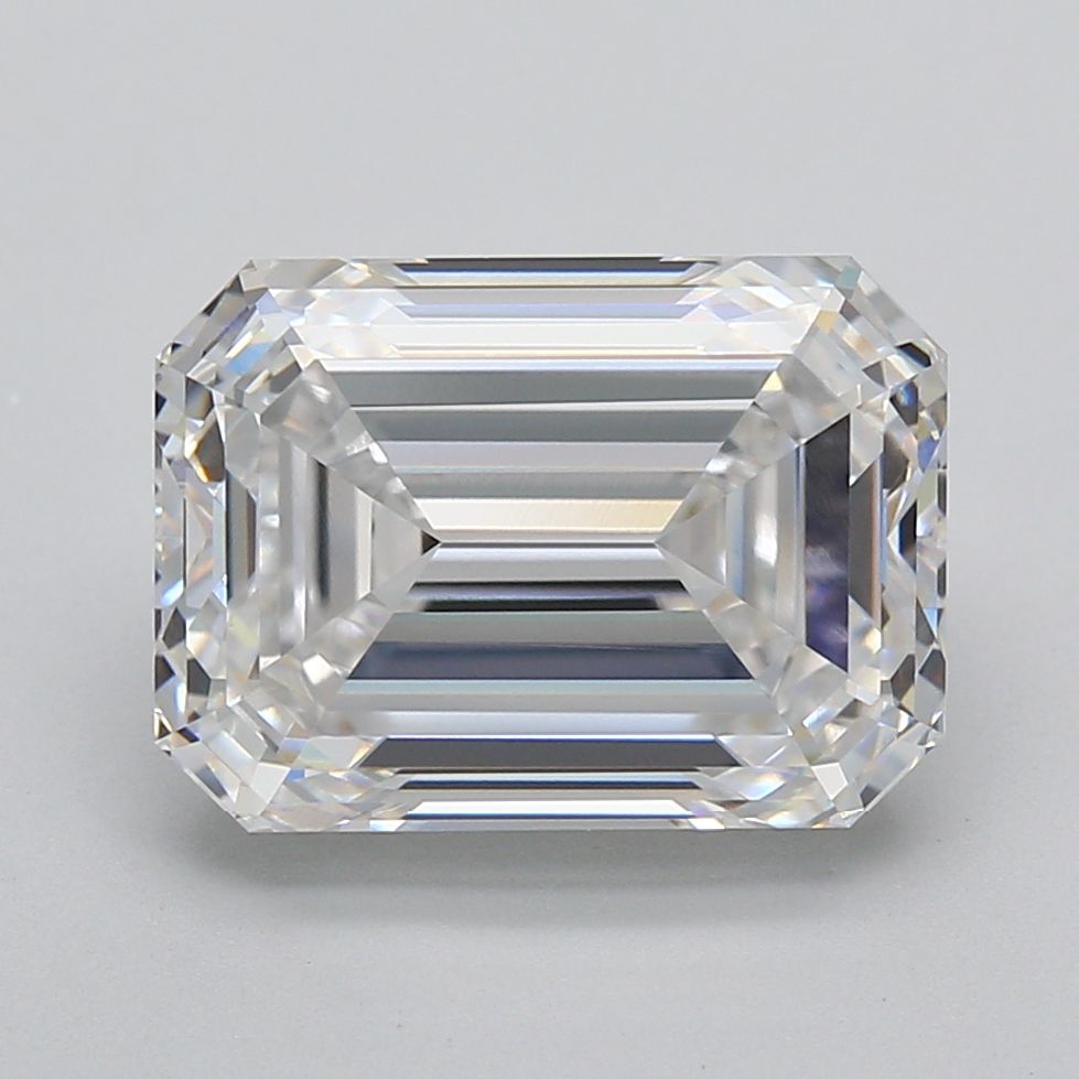 6.08 Carat D-VVS2 Emerald Lab Diamond