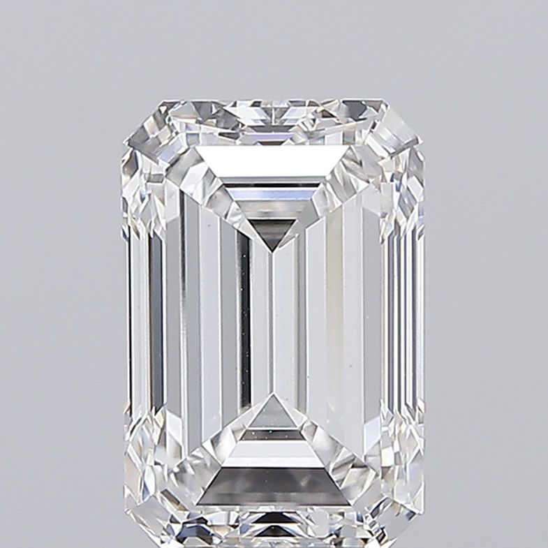 5.01 Carat F VVS2 Emerald Lab Diamond