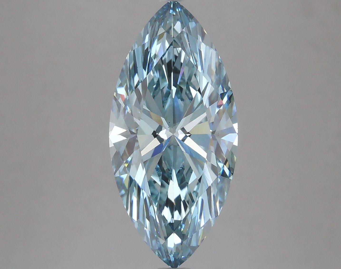4.01 Carat Marquise Cut Fancy Blue